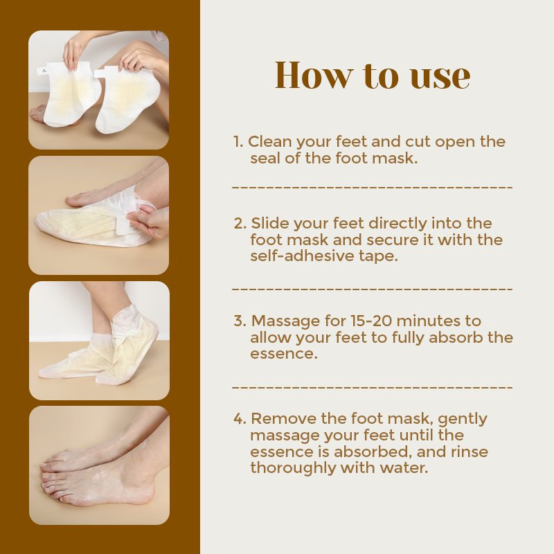 Soothing Moisturizing Foot Sheet Mask - 7
